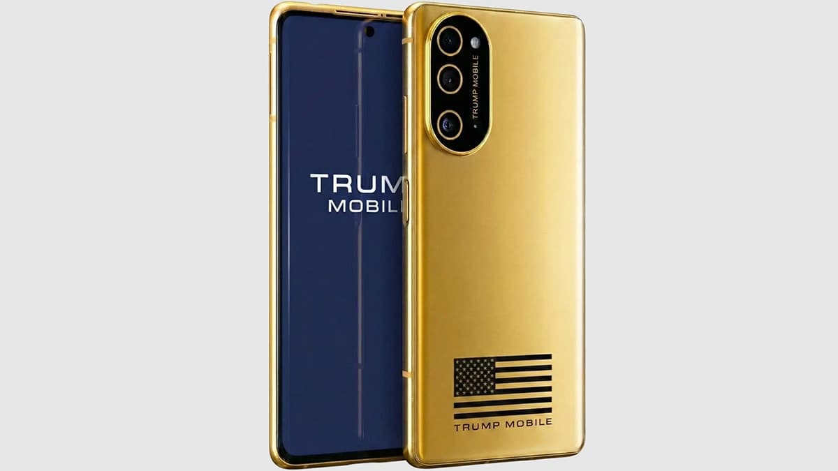 Smartfon Trumpa T1 Phone w trzeciej odsłonie — grafiki wygenerowane przez AI