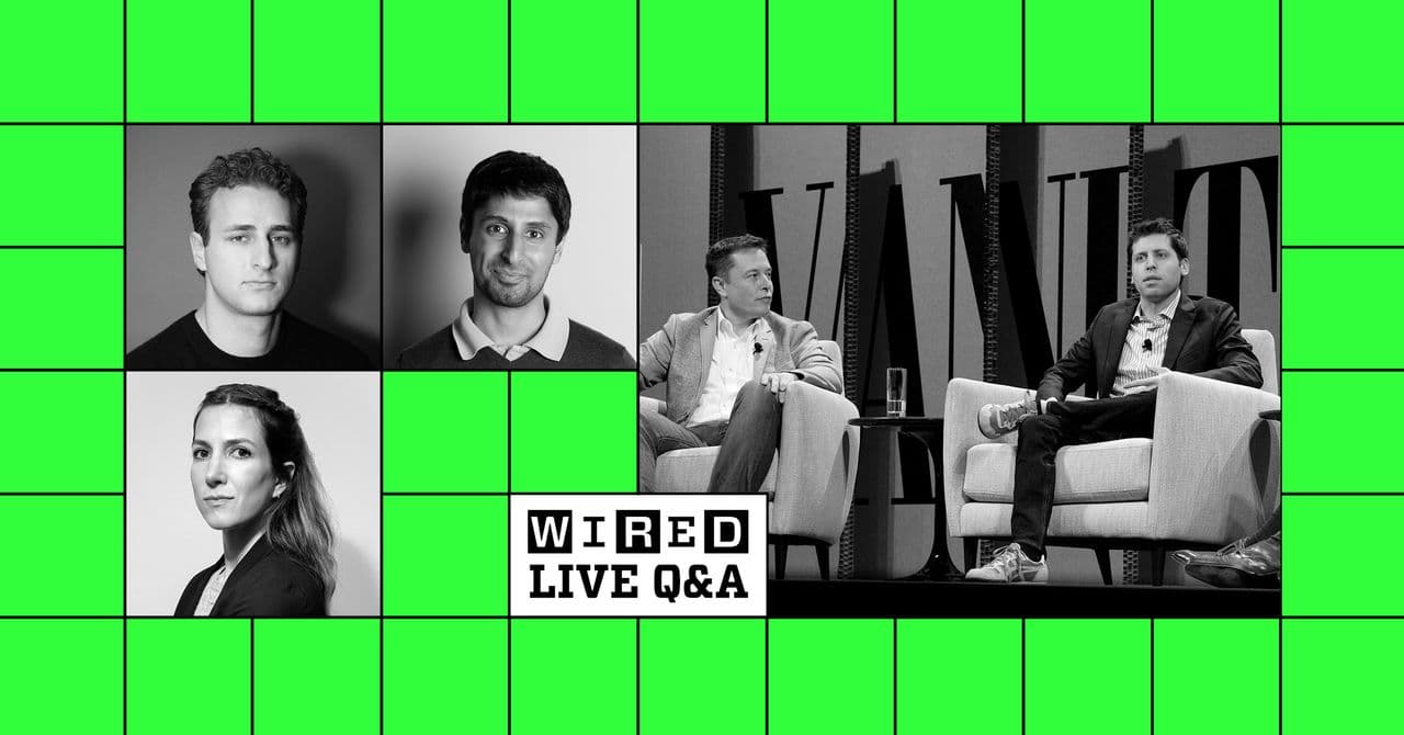 WIRED organizuje livestream o procesie Musk kontra Altman rozpoczynającym się 27 kwietnia